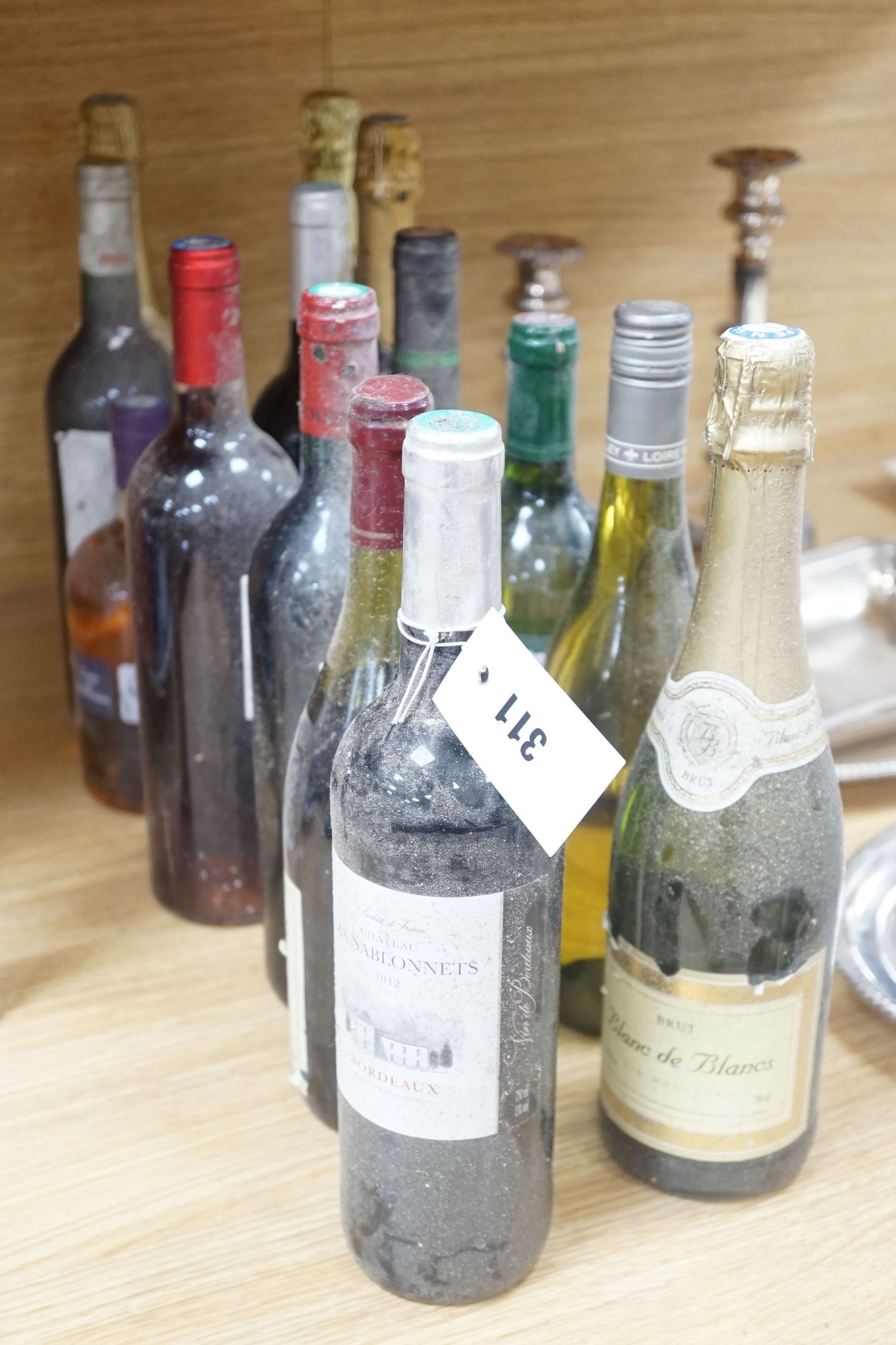 14 assorted wines